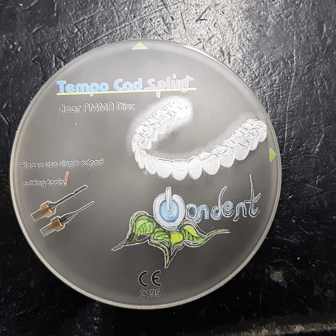 On Dent Tempo CAD Splint Clear 98,5 mit Schulter 15/18/20mm15mm