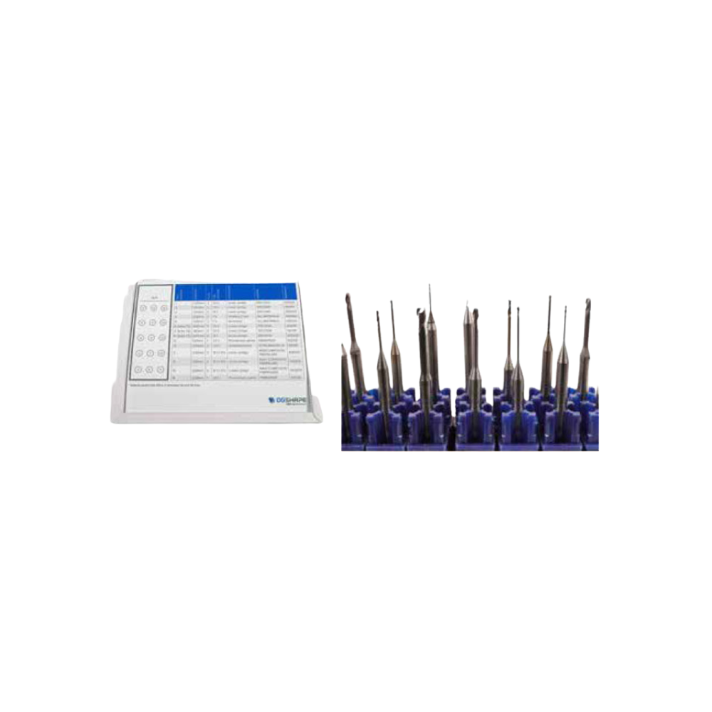 DGSHAPE Master Kit – 14-teiliges Werkzeugkit für DWX-52 Serie und DWX-53DC